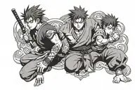 anime gaara love kanji tattoo design idea