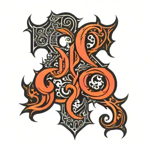 ambigram tattoo design idea