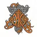 ambigram tattoo design idea