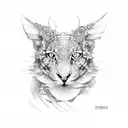 audio waveform tattoo design idea