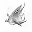 Manta Ray  tattoo design idea