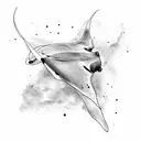 Manta Ray  tattoo design idea