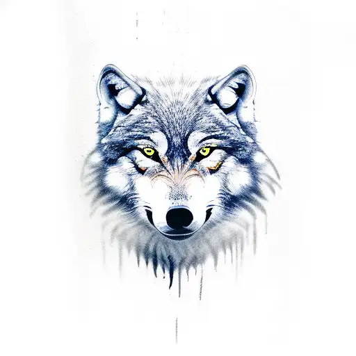 celtic wolf tattoo design idea