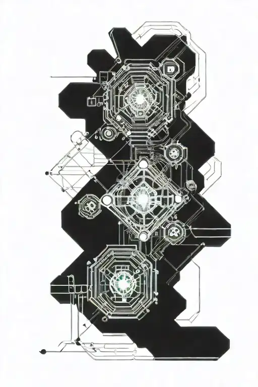 physics, electricity, flow  tattoo design idea