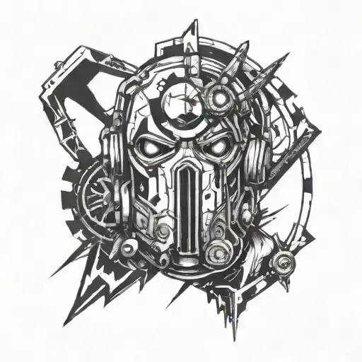 Borderlands 2 tattoo design psycho tattoo design idea
