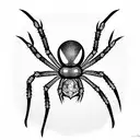 Spider tattoo design idea