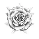 Flower tattoo design idea