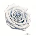 Flower tattoo design idea