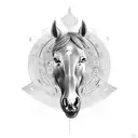 Putin on the horse tattoo design idea