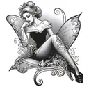 Cinderella tattoo design idea