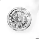 Shark and roulette wheel merging into one tattoo design idea