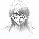 yagami light death note tattoo design idea