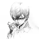 yagami light death note tattoo design idea