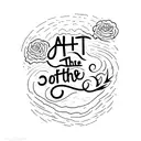 Heather with 'after the storm' text tattoo design idea