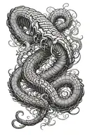 japanese, tokyo ghoul centipede tattoo design idea
