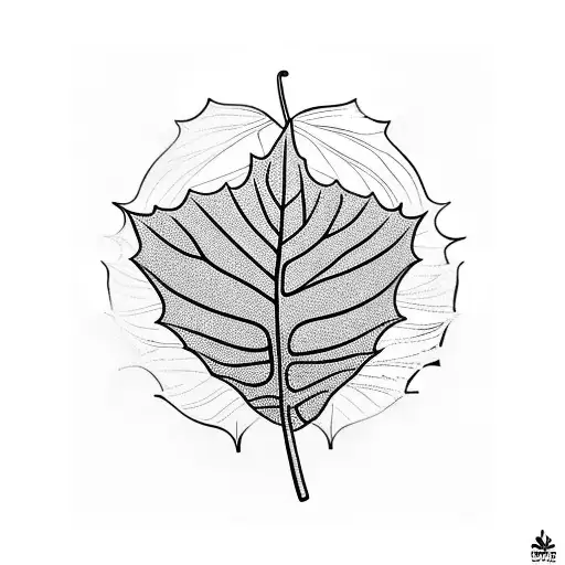 monstera leaf tattoo design idea