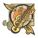 make an armband with music symbol  tattoo design idea