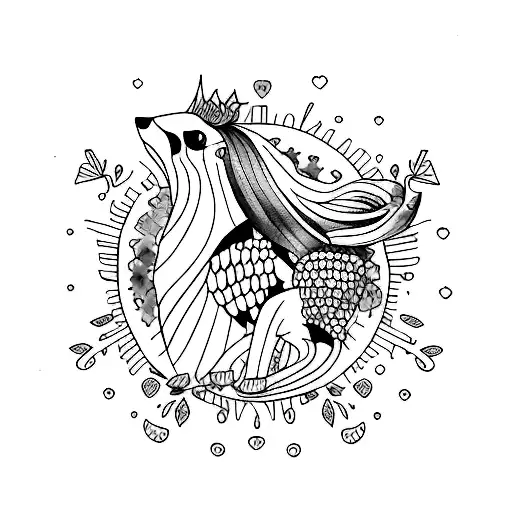 color tattoo represents sweet freedom happy life taking chance outside comfort zone tattoo design idea