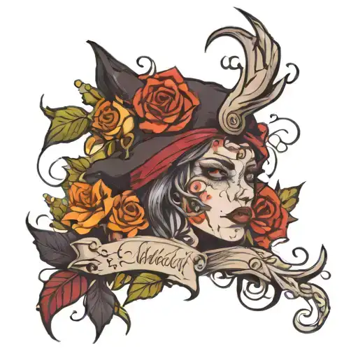 witchcraft tattoo tattoo design idea