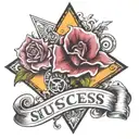 grit and sucess tattoo design idea