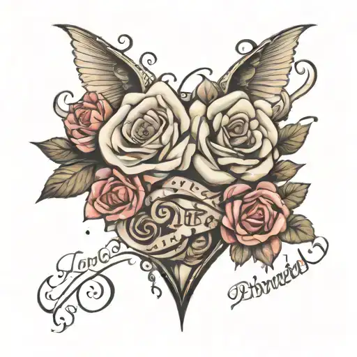 love is never lost when perspective is earned  tattoo design idea