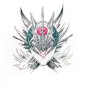 mag warframe tattoo design idea
