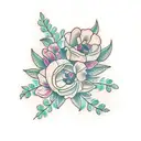 rowan tree tattoo design idea