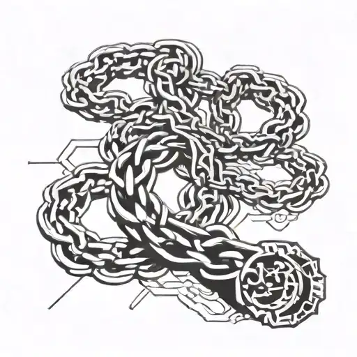 judgement chain of Kurapika tattoo design idea