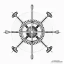 tour bus wheel tattoo design idea