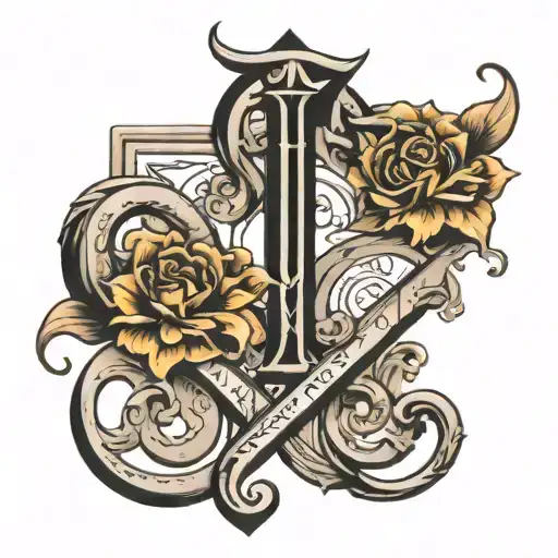 Roman numerals of July 25, 2004  tattoo design idea