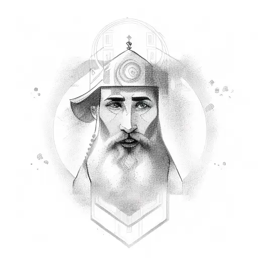 Hebrew Name Avi tattoo design idea