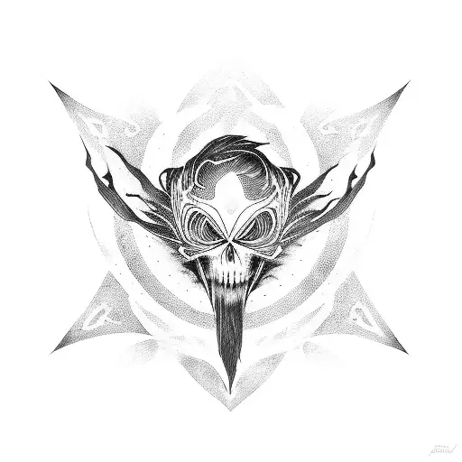 phantom troupe spider tattoo design idea