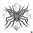 Spider tattoo design idea