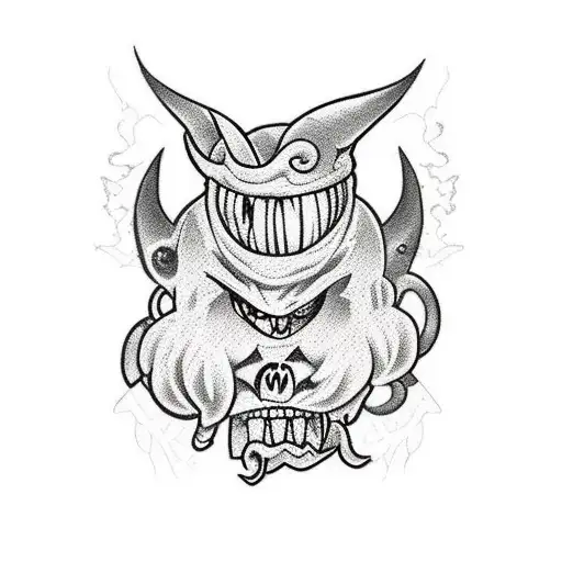 Incorporate the Devil Fruit powers of the characters into a new-school tattoo design tattoo design idea