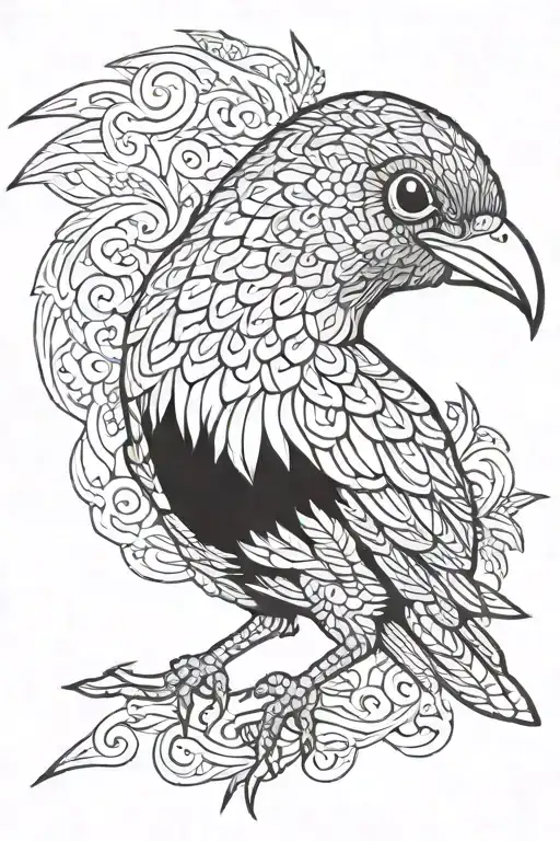Liverpool bird tattoo design idea
