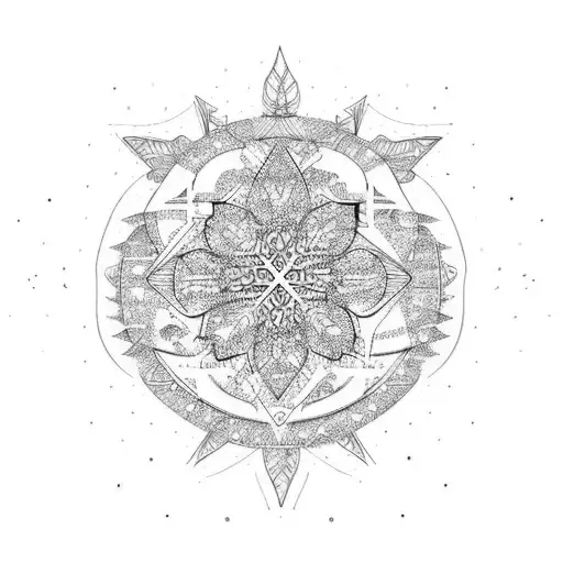 last christmas tattoo design idea