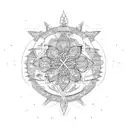 last christmas tattoo design idea