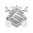 last christmas tattoo design idea