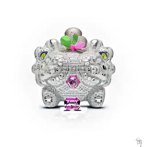 girly leopard print, diamonds, pearls, gummy bear, rubber duck, bubbles, rose, skull, four leaf clover,  tattoo design idea