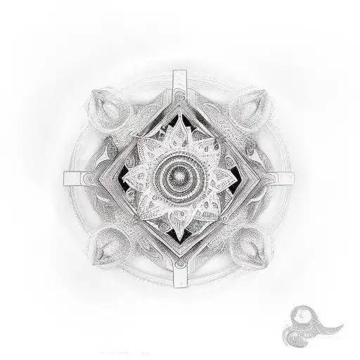 umbanda tattoo design idea