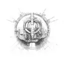 codes and matrix  tattoo design idea