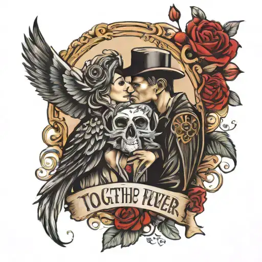 together forever masculine tattoo tattoo design idea