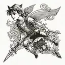 Peter Pan tattoo design idea