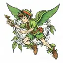 Peter Pan tattoo design idea