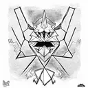 Beast Ganon bursting through dark portal tattoo design idea