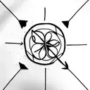 4 alchemy elements tattoo design idea