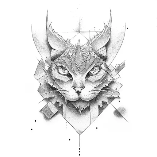 broken window tattoo design idea