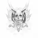 broken window tattoo design idea