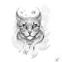 broken window tattoo design idea