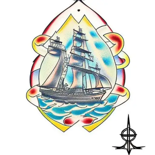  make it on fire and with bolder line work  tattoo design idea